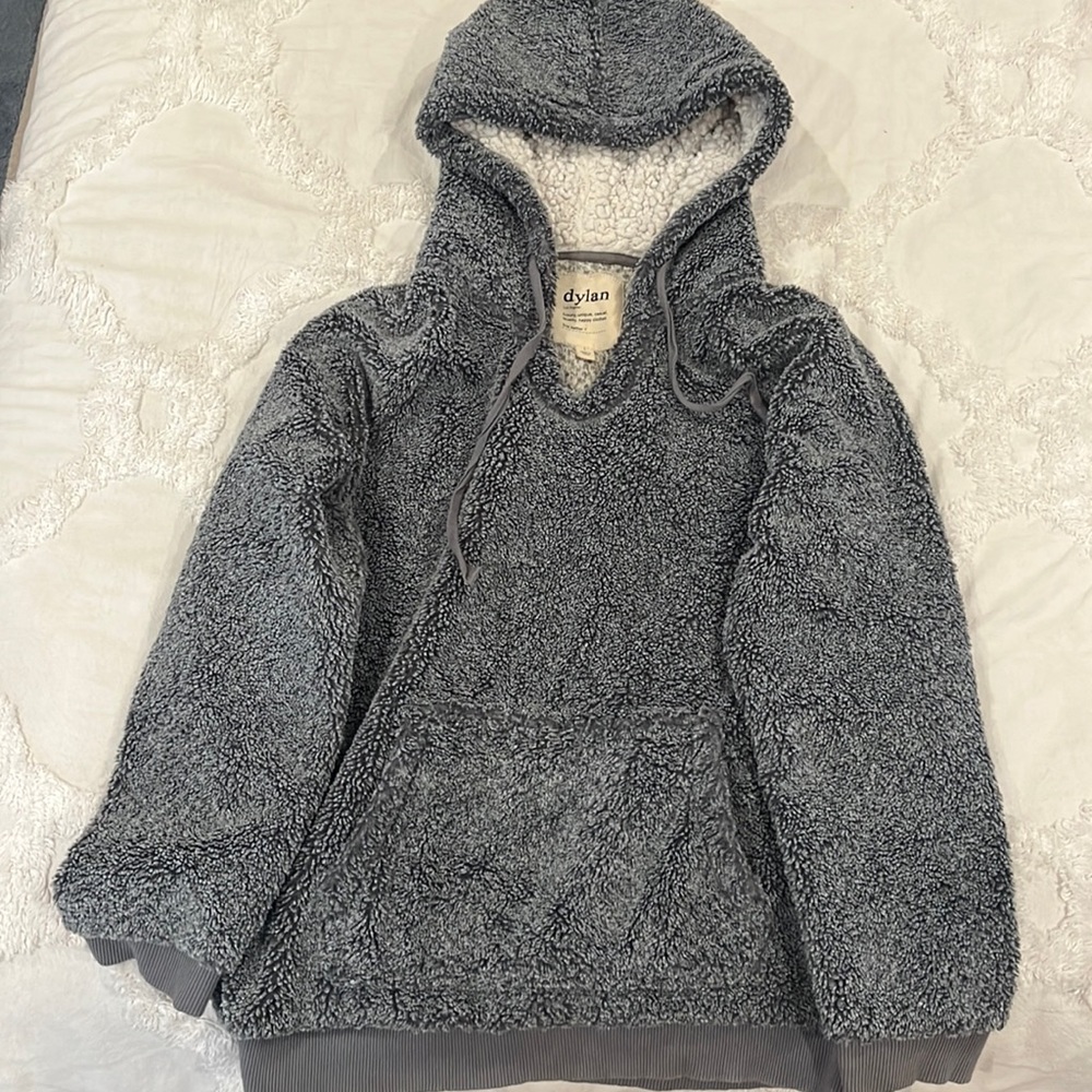 Dylan fuzzy hoodie size L